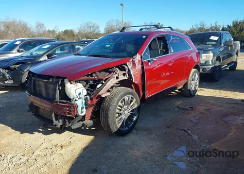 2017 Cadillac Xt5 Premium Luxury z USA, uszkodzony, nr VIN 1GYKNCRS7HZ314682